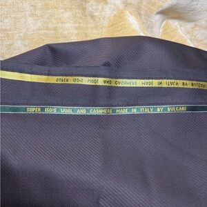 Bulgari fabric Wool and Cashmere 1 yard made in Italy brand new almost vintage